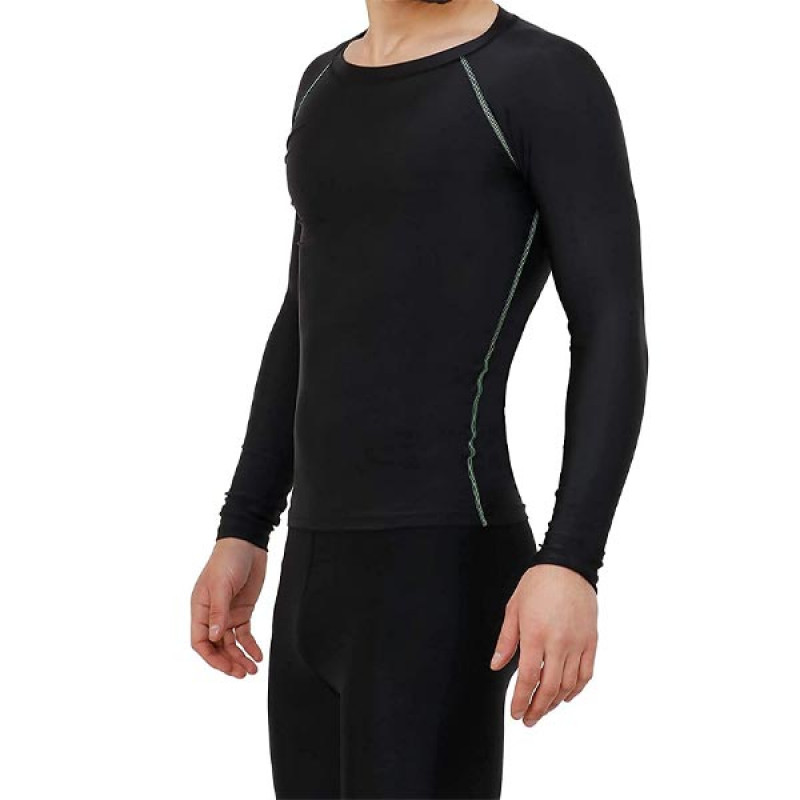 NEVER LOSE Round Neck Jersey Compression Dry Fit Sports Full Sleeves Gym Tshirts for Men - Image 3